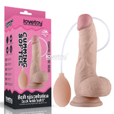 Soft Ejaculation Cock With Ball 8 Inch Realistic Dildo For Intense Sensations Flesh > Dildos > Squirting Dildos
