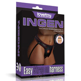 Easy Strap On Harness for Comfortable and Flexible Use Black > Dildos > Strap On Harnesses