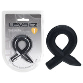 LEVELZ Pencil Liquid Silicone Cock Ring – Premium Non-Vibrating Silicone Cock Ring Black COCK RINGS