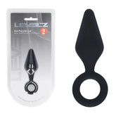 Levelz Silicone Anal Plug Small – Slim Small Butt Plug Black > Anal Range > Butt Plugs