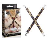 Leopard Frenzy Hog Tie Cross Strap with Metal Clasps 9 Inch Length 10 Inch Height 7 Inch Width > Bondage Gear > Restraints