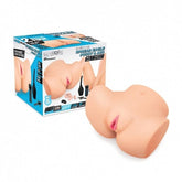 Luvdollz Remote Control Spread Eagle Pussy and Ass Masturbator Cream Color 20 Pounds Assturbators