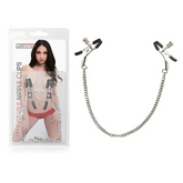 Lux Fetish Adjustable Nipple Clamps for Beginner Sensation Play Nipple Clamps