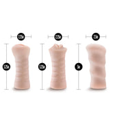 M for Men 3-Pack Self-Lubricating Vibrating Stroker Sleeves Masturbation Aids for Males