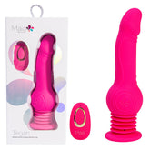 Maia Tegan Jumping Thrusting Vibrator for Enhanced Pleasure Pink DONGS Thrusting