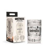 Mistress Double Shot Ass and Mouth Mini Masturbator Compact Clear TPE Travel Friendly Strokers - Cup|Egg