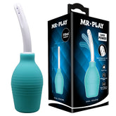 Mr Play Unisex Anal Douche with 310 ml Capacity Aqua White Aqua Douches