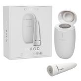 My Pod White Wireless Massager with UV Sanitizing Charging Case and 7 Vibration Modes Vibrators