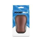 NS Novelties Pocket Pals (Brown) – Body-Safe Anal Stroker Strokers - Manual