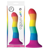 Colours Pride Edition 6 Inch Wave – Rainbow Rainbow Silicone Dong Multi > Dildos > Neutral Dildos
