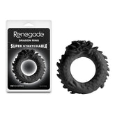 Renegade Dragon Ring – Stretchy Silicone Cock Ring Black > Cock Ring >