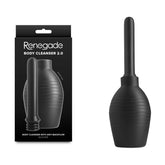 Renegade Body Cleanser 2.0 – Silicone Unisex Douche Black > Essentials > Douches