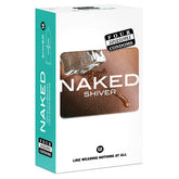 Naked Shiver Ultra Thin Lubricated Condoms 12 Pack Condoms