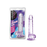 Naturally Yours 7 Inch Crystaline Dildo Amethyst DONGS