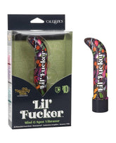 Naughty Bits Lil' Fucker Mini G-Spot Vibrator 4.25 Inch Waterproof with Floral Design BULLETS