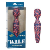 Naughty Bits W.I.L.F Wand I'd Like to Fuck Personal Massager with 10 Vibration Functions in Red and Black Electric Massager
