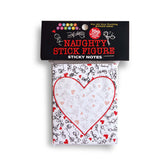 Naughty Stick Figure Sticky Notes 100 Pack Novelty Office Supply Default Title Party Supplies