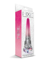 Nixie Jewel Ombre Classic Vibe Pink Glow 7 Inch Waterproof 10 Function Vibrator Vibrators