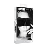 Ouch White Satin Curvy Eye Mask Eye Restraint Black Black > Bondage Gear > Masks