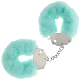 OUCH! Heavy-Duty Fluffy Cuffs - Powder Green - 24.2cm Restraints Default Title > Bondage Gear > Restraints