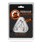 OXBALLS Tri-Sport Versatile 3-Ring Cocksling Clear – Flexible Durable Comfort COCK RINGS Sling