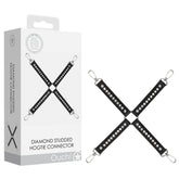 Ouch Diamond Studded Hogtie Restraint Black > Bondage Gear > Restraints