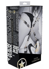 Ouch! NY Collection Hogtie Connectors PU Leather with Iridescent Hardware > Bondage Gear > Restraints