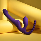 Playboy Pleasure Hug It Out – 29 cm USB Rechargeable Strapless Strap-On Purple > Dildos > Strapless Strap Ons