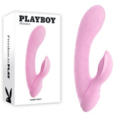 Playboy Pleasure Rabbit Party – USB Rechargeable Rabbit Vibrator 15.2 cm Pink VIBRATORS-RABBIT