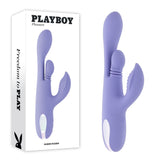 Playboy Pleasure Nubbin Rubbin – Rabbit Vibrator Purple VIBRATORS-RABBIT