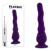 Playboy Wiggle It (USB Rechargeable) – 23.9 cm Wiggling Vibrator Purple VIBRATORS - MULTI