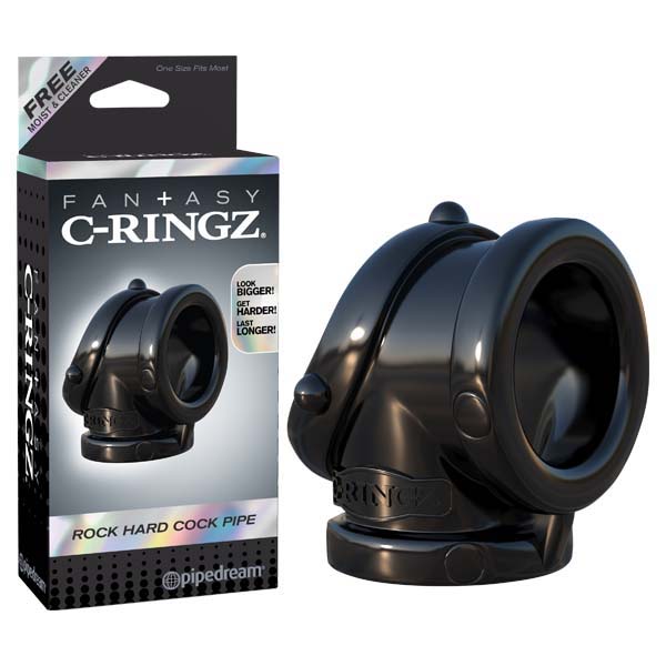 Fantasy C-Ringz Rock Hard – Durable Cock and Ball Rings Black COCK RINGS Sling Fantasy C-Ringz Rock Hard – Durable Cock and Ball Rings Black COCK RINGS Sling