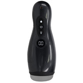 Pumped Virtuo (Gunmetal Grey/Clear) – USB Rechargeable Sucking Vibrating Masturbator > Sex Toys For Men > Masturbators > Vibrating