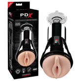 Pdx Elite Cock Compressor Vibrating Stroker for Enhanced Pleasure and Control Strokers - Auto