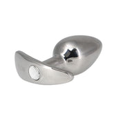 Pillow Talk Sneaky Stainless Steel Anal Plug 2.6 Inch w Swarovski Crystal Default Title Butt Plugs