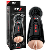 Pipedream Extreme Toyz Elite Stroker 10-Inch Vibrating Masturbator Strokers - Auto