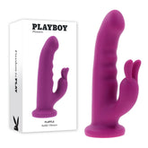 Playboy Pleasure FLUFFLE Rabbit Vibrator 19.7cm Height Purple VIBRATORS-RABBIT