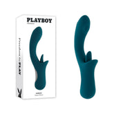 Playboy Pleasure HARMONY 22.9 cm Vibrator Blue VIBRATORS-RABBIT