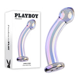 Playboy Pleasure JEWELS KING 16.4cm Glass Multi Play Toy Clear > Sex Toys > Glass
