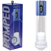 Pumped Hyperlift Metallic Clear Auto Pump Blue PUMPS Male Electric