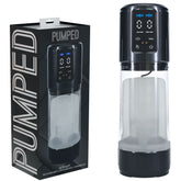 Pumped Ultralift Automatic Masturbator Gunmetal Grey Clear Intimacy Product Grey Strokers - Auto