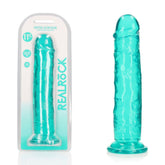 REALROCK 31 cm Straight Dildo – Clear 12 Inch Dildo Turquoise > Dildos > Large Dildos