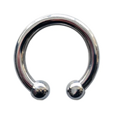 Rouge Stainless Steel Horseshoe Cock Ring 30mm Polished Silver > Bondage Gear > Bondage Cock Rings