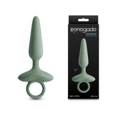 Renegade Maverick Sage 15 Centimeter Vibrating Butt Plug Green Butt Plugs - Vibrating