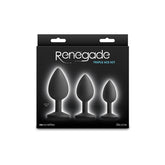Renegade Triple Ace Kit - Butt Plugs - Set of 3 Sizes Black > Anal Range > Butt Plug Kits