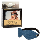 Ride Em Premium Denim Collection Blue – Adjustable Eye Mask Masks