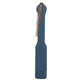 Ride Em Premium Denim Paddle (Blue) – Designer Strap Paddle Whips & Paddles