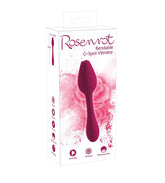 Rose Bendable G-Spot Vibrator in Pink, 7 Inches Vibrators - G Spot