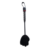 Rouge Mini Leather Hand Crop Paddle Black Whips & Paddles
