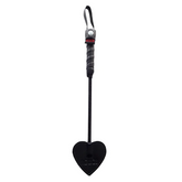 Rouge Mini Leather Spade Paddle Black Whips & Paddles